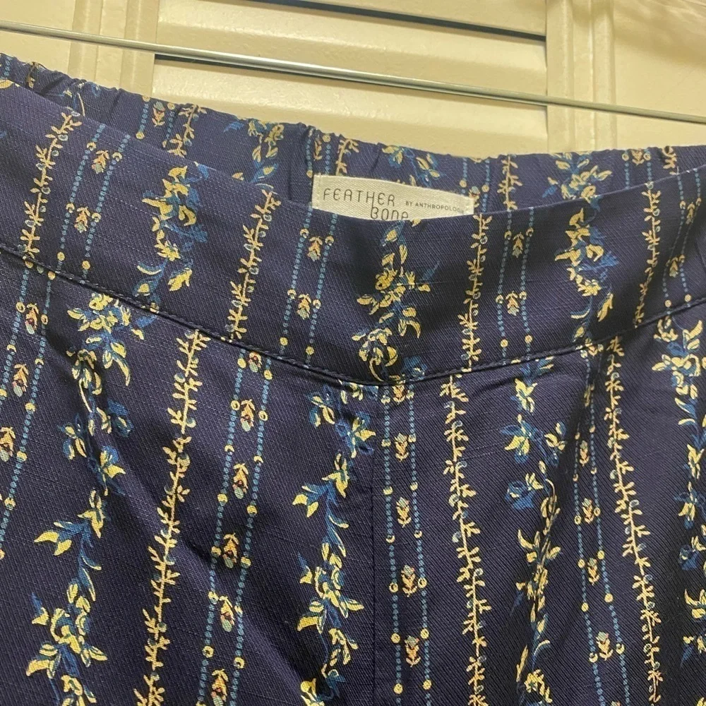 Anthropologie flare zipper wide